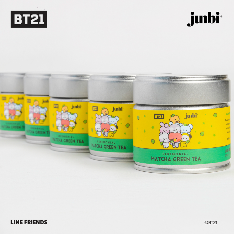 Junbi meets BT21 Ceremonial Matcha Tin (30g)