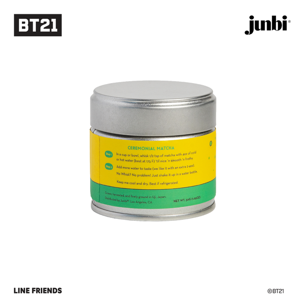 Junbi meets BT21 Ceremonial Matcha Tin (30g)