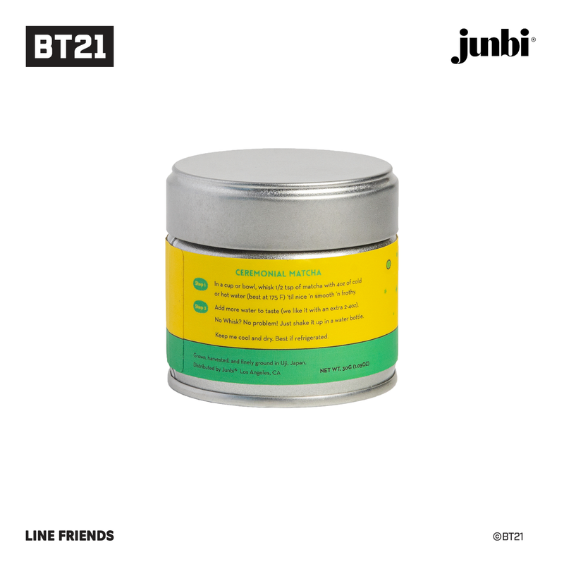 Junbi meets BT21 Ceremonial Matcha Tin (30g)