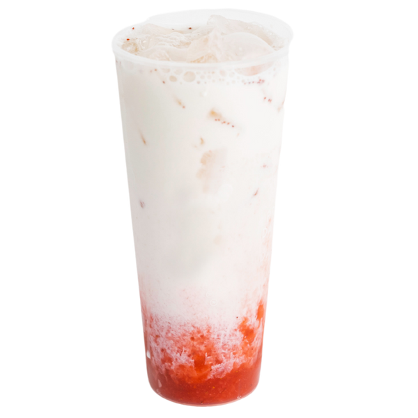 Strawberry Milk with Boba